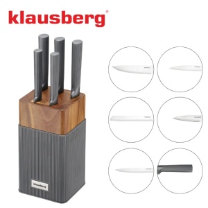 Set cutite cu suport 6 piese Klausberg KB-7982 - Img 7