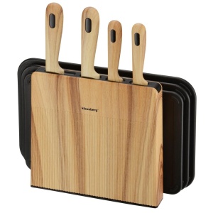 Set cuțite Klausberg KB-9037, 8 piese, cu 3 tocătoare și suport
