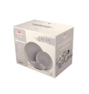 Set farfurii 18 piese Taupe Collection Berlinger Haus BH 10023