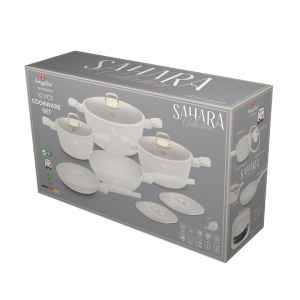 Set oale si tigai cu capace 10 piese Sahara Berlinger Haus BH 8080NN, potrivite si pentru inductie - Img 9
