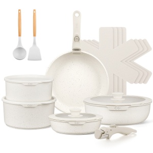 Set oale si tigai cu manere detasabile 17 piese Carl Schmidt Sohn 99169, crem