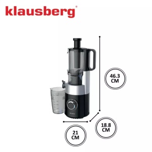 Storcator de fructe vertical, presare la rece, Klausberg KB7871, negru - Img 2
