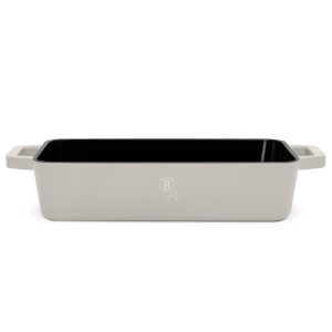 Tava fonta emailata cu mânere 30 cm, 3L Sahara Berlinger Haus BH 6529 crem