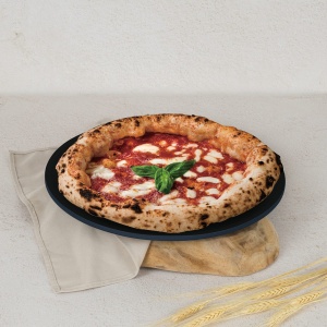 Tavă pentru pizza 36 cm, antiaderentă – Berlinger Haus Deep Sea BH 8700, albastru mat, oțel carbon - Img 5