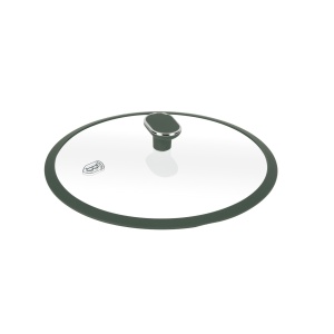 Tigaie wok cu capac, antiaderenta cu titan 28 cm Green Matte Collection Berlinger Haus BH 8159 - Img 7