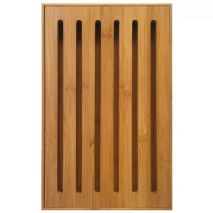 Tocator bambus cu tava 37x23 Kinghoff KH1217