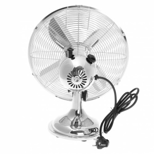 Ventilator metalic pentru birou 30 cm Klausberg KB7537, argintiu - Img 5