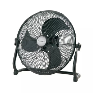 Ventilator puternic 100W, metalic de podea 45 cm negru Klausberg KB7517, lame din aluminiu, 100 W - Img 1