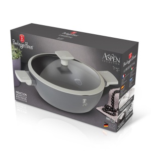 Cratita cu capac, antiaderenta cu titan 28 cm Aspen Collection Berlinger Haus BH 7070