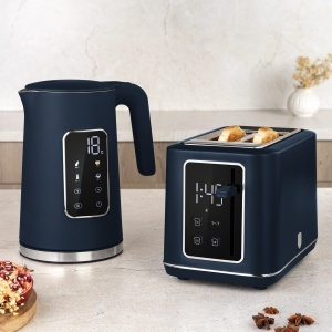 Fierbător de apă digital cu temperatură reglabilă, 1,7 L, 2200 W – Berlinger Haus Deep Sea BH 9767, albastru mat, menținere la cald - Img 6