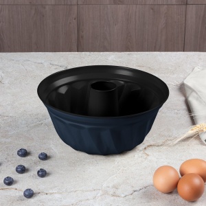 Formă pentru guguluf 25 cm, antiaderentă – Berlinger Haus Deep Sea BH 8705, albastru mat, oțel carbon - Img 5