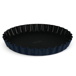 Formă pentru tartă 28 cm, antiaderentă – Berlinger Haus Deep Sea BH 8706, albastru mat, oțel carbon