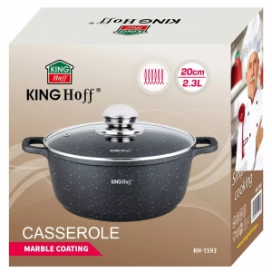 Oala cu capac 20 CM 2,3L Kinghoff KH1593
