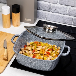 Oala cu capac 28x28 CM 6,5L Klausberg KB7532