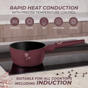 Oală pentru sos 16 cm, 1.2L – Berlinger Haus BH8027, Leonardo Collection, pentru încălzire rapidă, antiaderentă - Img 10