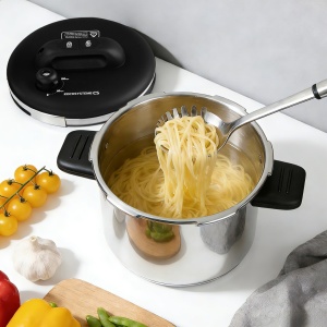 Oala sub presiune CSK, Carl Schmidt Sohn, 6 l, inox, negru 101152 - Img 4