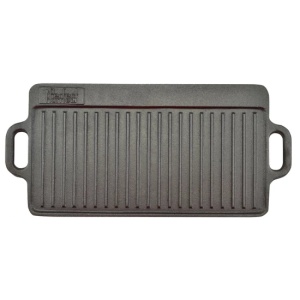 Placa grill BBQ cu două suprafețe 51x24cm, fonta Perfect Home 12014 - Img 4