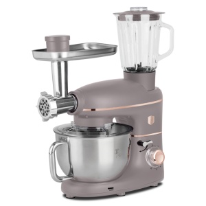 Robot de bucatarie multifunctional Taupe Berlinger Haus BH 9530, gri, 1500 w