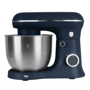 Robot de bucătărie planetar 1500 W, bol inox 5 L – Berlinger Haus Deep Sea BH 9763, albastru mat, 6 viteze, 3 accesorii