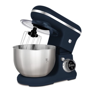 Robot de bucătărie planetar 1500 W, bol inox 6 L, afișaj digital – Berlinger Haus Deep Sea BH 9899, albastru mat, 8 viteze