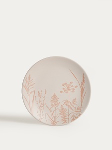Set de masa Bari, Homla, 18 piese, roz cu motive florale 794292 - Img 3