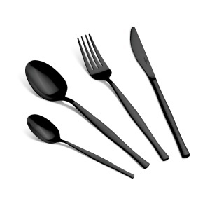 Set tacamuri 24 piese, 6 persoane, negru oglinda Berlinger Haus BH 3066 - Img 3