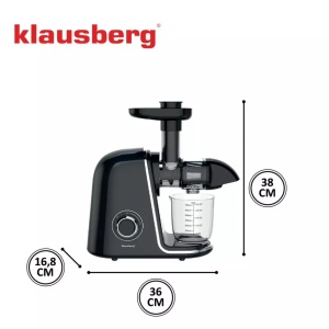 Storcator de fructe cu rotație lentă Klausberg KB7866, negru - Img 6