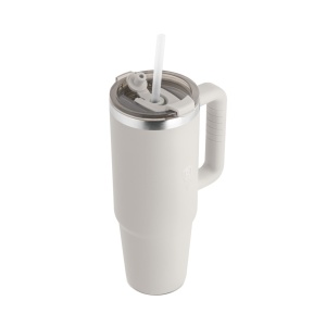 Termos 1L Sahara Collection BH 8831P, cu maner si pai, crem mat - Img 4