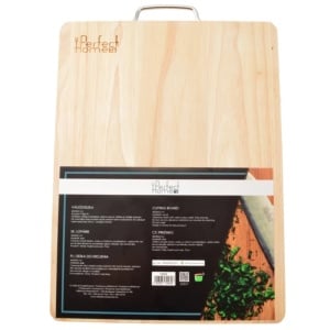 Tocator din lemn de fag 40x30x2 cm Perfect Home 13232