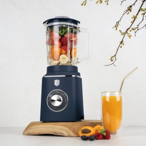 Blender cu bol de sticlă 1,5 L Deep Sea Berlinger Haus BH 9766 – 1000 W, zdrobire gheață, albastru mat - Img 3