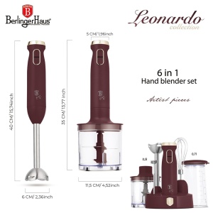 Blender de mână cu accesorii 6 în 1 Leonardo Berlinger Haus, BH 9563 - Img 13