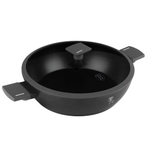 Cratita cu capac, 30 cm ,4.5 l Antracit Berlinger Haus BH 8129