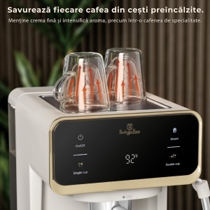 Espressor digital 3 in 1 Sahara Berlinger Haus BH/9847, crem mat - Img 6