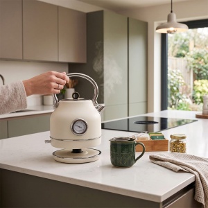 Fierbător de apă retro Berlinger Haus BH 9515, 1.7 L, Sahara - Img 2