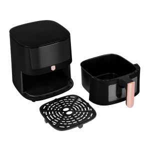 Friteuza aer cald, capacitate mare 8 l Airfryer Black Rose Berlinger Haus BH 9604