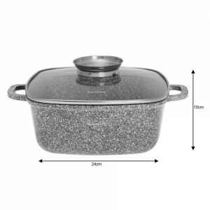 Oala cu capac 24x24 CM 4,4L Klausberg KB7530