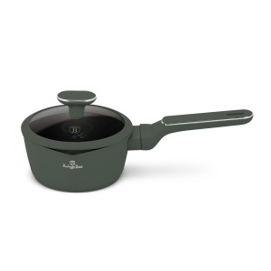 Oală pentru sos cu capac 16 cm – Berlinger Haus Green Matte BH 8155, verde mat, antiaderentă titan, compatibilă inducție - Img 2