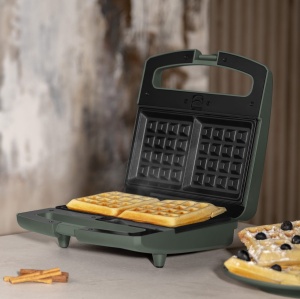 Sandwich maker 3 în 1 cu plăci interschimbabile – Berlinger Haus Green Matte BH 9978, verde mat - Img 8