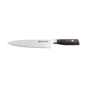 Set complet 6 cuțite Apex Carl Schmidt Sohn: bucătar, santoku, feliat, pâine, utilitar, de curățat, mâner lemn pakka - Img 3