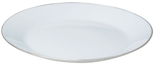Set farfurii 18 piese alb cu detalii argintii Kinghoff KH1877 - Img 6