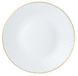 Set farfurii 18 piese, alb cu detalii aurii Kinghoff KH1876 - Img 2