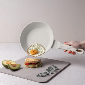 Set oale cu capace 10 piese – Berlinger Haus Sahara Marble BH 8400, crem mat, antiaderent titan, mânere efect marmură, inducție - Img 7