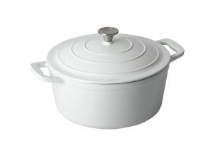 Set oale de fonta 7 piese XANTEN CARL SCHMIDT SOHN 098405, alb, compatibil toate tipurile de plite - Img 4