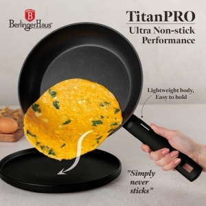 Set oale si tigai cu capace 15 Matte Black Piese Berlinger Haus BH 8198, negre, antiaderente, compatibile inductie - Img 3