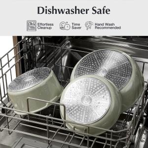 Set oale si tigai cu manere detasabile 17 piese Carl Schmidt Sohn 99176, verde - Img 12