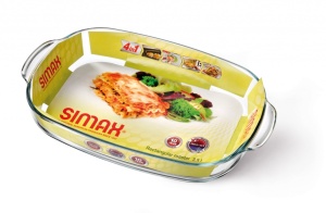 Vas rectangular yena Simax 3,5 L 7296