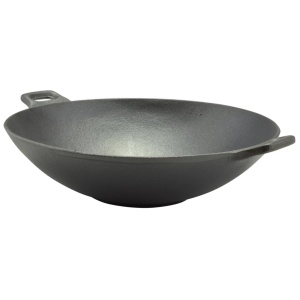 Wok mic 31*8 cm, fontă, Perfect Home 12137
