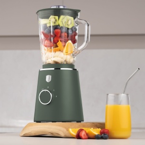 Blender de masă cu bol de sticlă 1,5 L, 1000 W – Berlinger Haus Green Matte BH 9823, verde mat, zdrobește gheața - Img 5