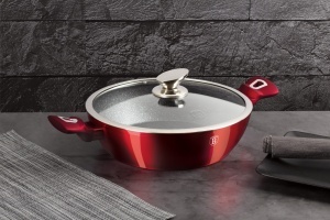 Cratita cu capac 24 cm Burgundy Berlinger Haus BH 1262N - Img 7