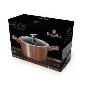 Cratita cu capac Rose Gold Berlinger Haus BH 1515N